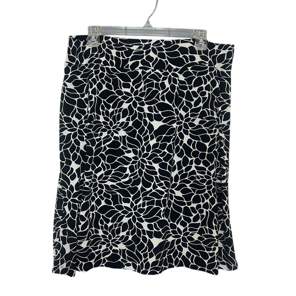 Merona Black and White Pencil Skirt Knee-Length Casual with shorts size XL - Picture 4 of 8